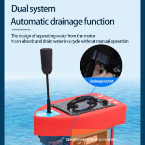 drainage function for scuba diving machine