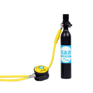 WOLACH 0.5L 1L Portable Diving Lungs – Mini Scuba Backup Tank with Hand Pump & Adjustable Sling - Image 2